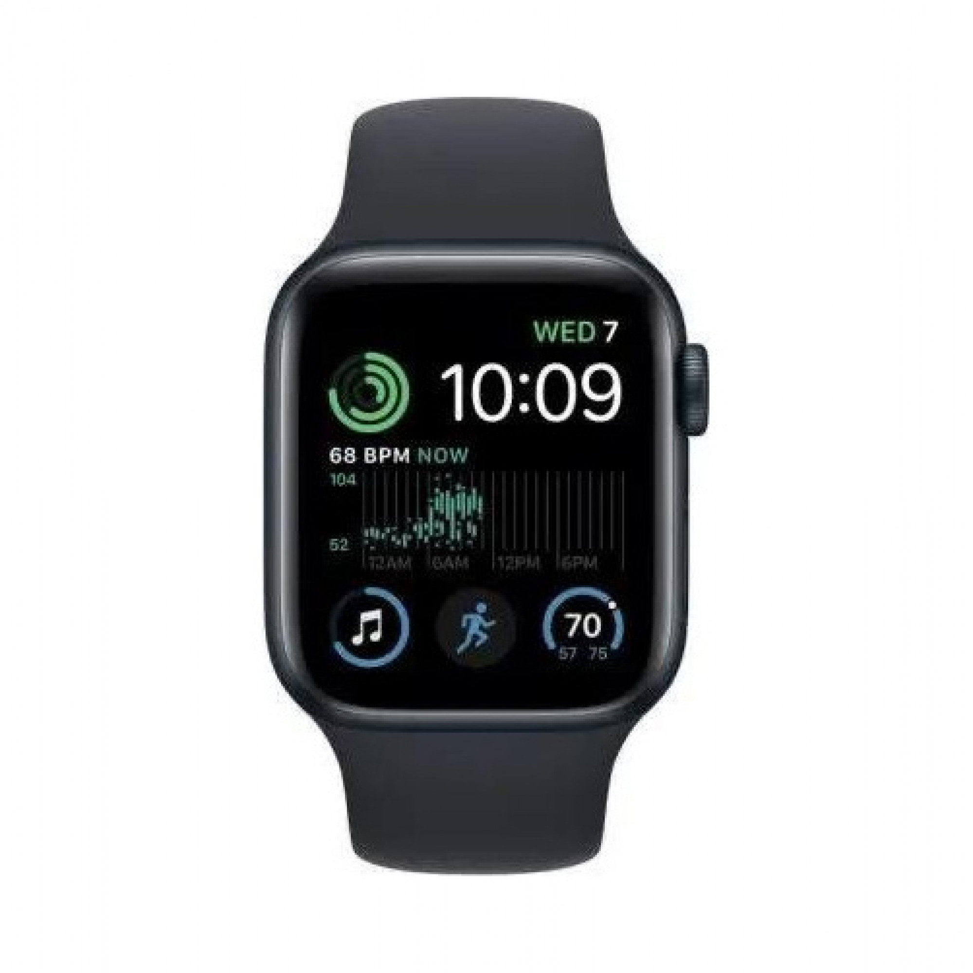 Apple Watch SE 2 GPS 44mm Midnight Aluminum Case with Midnight Sport Band M/L (MNTG3) б/в